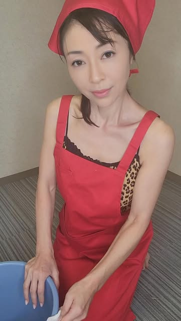 エプロン姿のあゆ